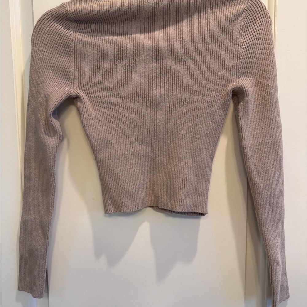 Abercrombie & Fitch Ribbed Knit Corset Style Sweater XS - Picture 4 of 4